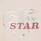 The star T-shirt White【stock】