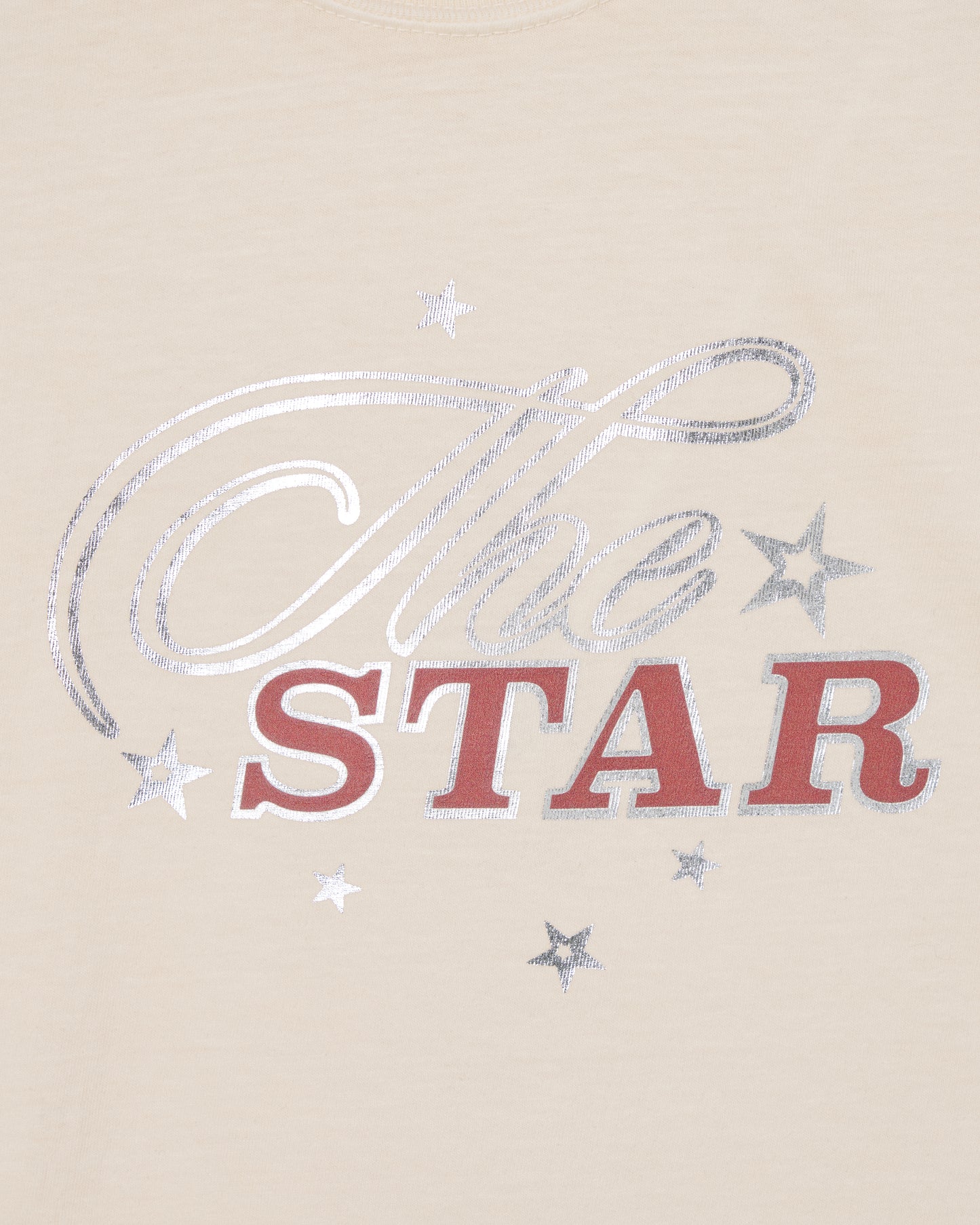 The star T-shirt White【stock】