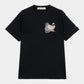 Meringue swan T-shirt Black【Delivery in June 2026】