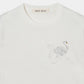 Meringue swan T-shirt White【Delivery in June 2026】
