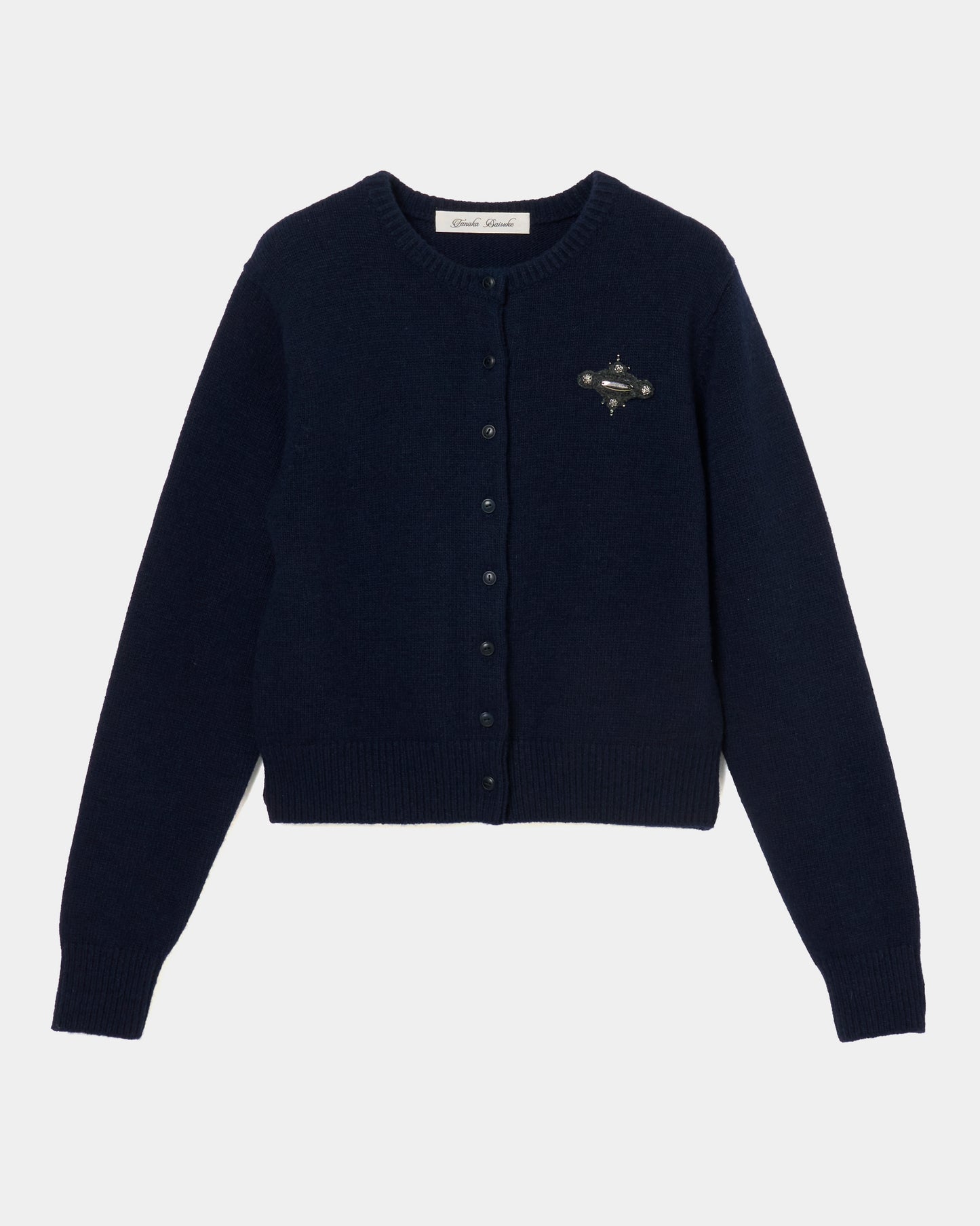 LOVE metal bolts cardigan Navy【Delivery in September 2026】