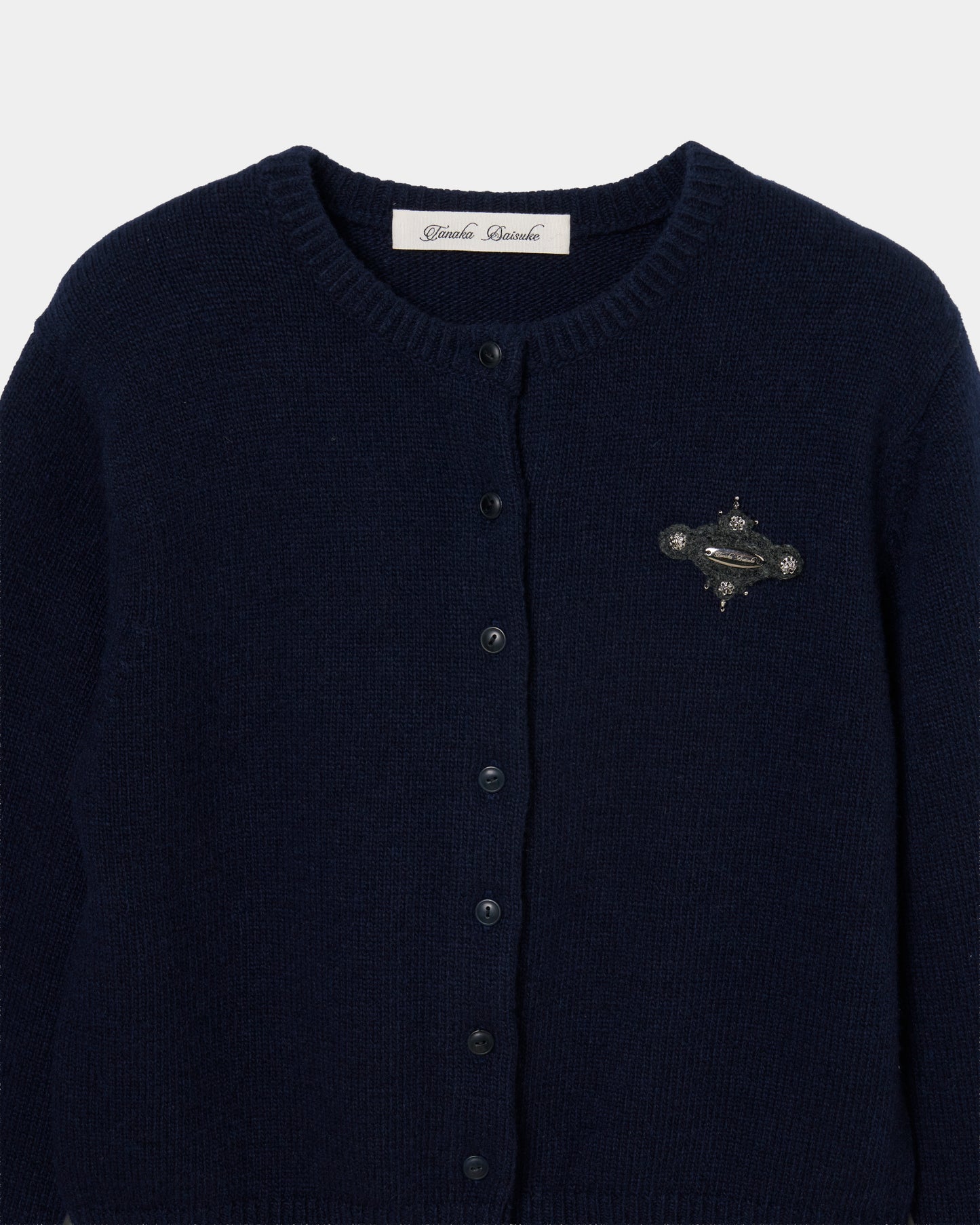 LOVE metal bolts cardigan Navy【Delivery in September 2026】