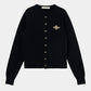 LOVE metal bolts cardigan Black【Delivery in September 2026】