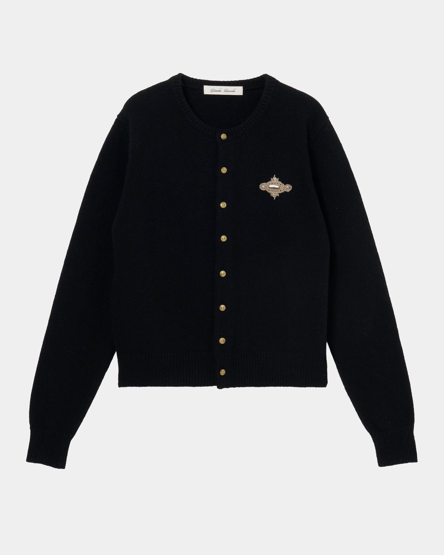 LOVE metal bolts cardigan Black【Delivery in September 2026】