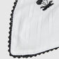 cherry embroidery chou chou White × Black【Delivery in September 2026】