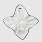 cherry embroidery chou chou White × Black【Delivery in September 2026】