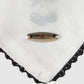 cherry embroidery chou chou White × Black【Delivery in September 2026】