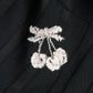 cherry embroidery chou chou Black × Off White【Delivery in September 2026】