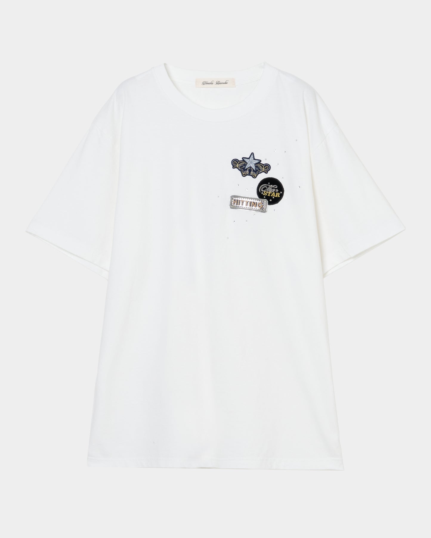 Hitting the star T-shirt White【Delivery in August 2026】