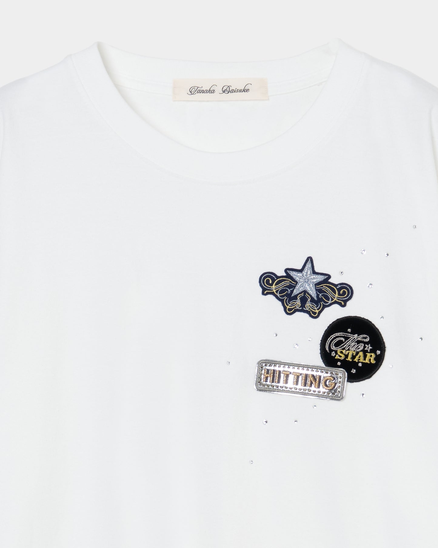 Hitting the star T-shirt White【Delivery in August 2026】