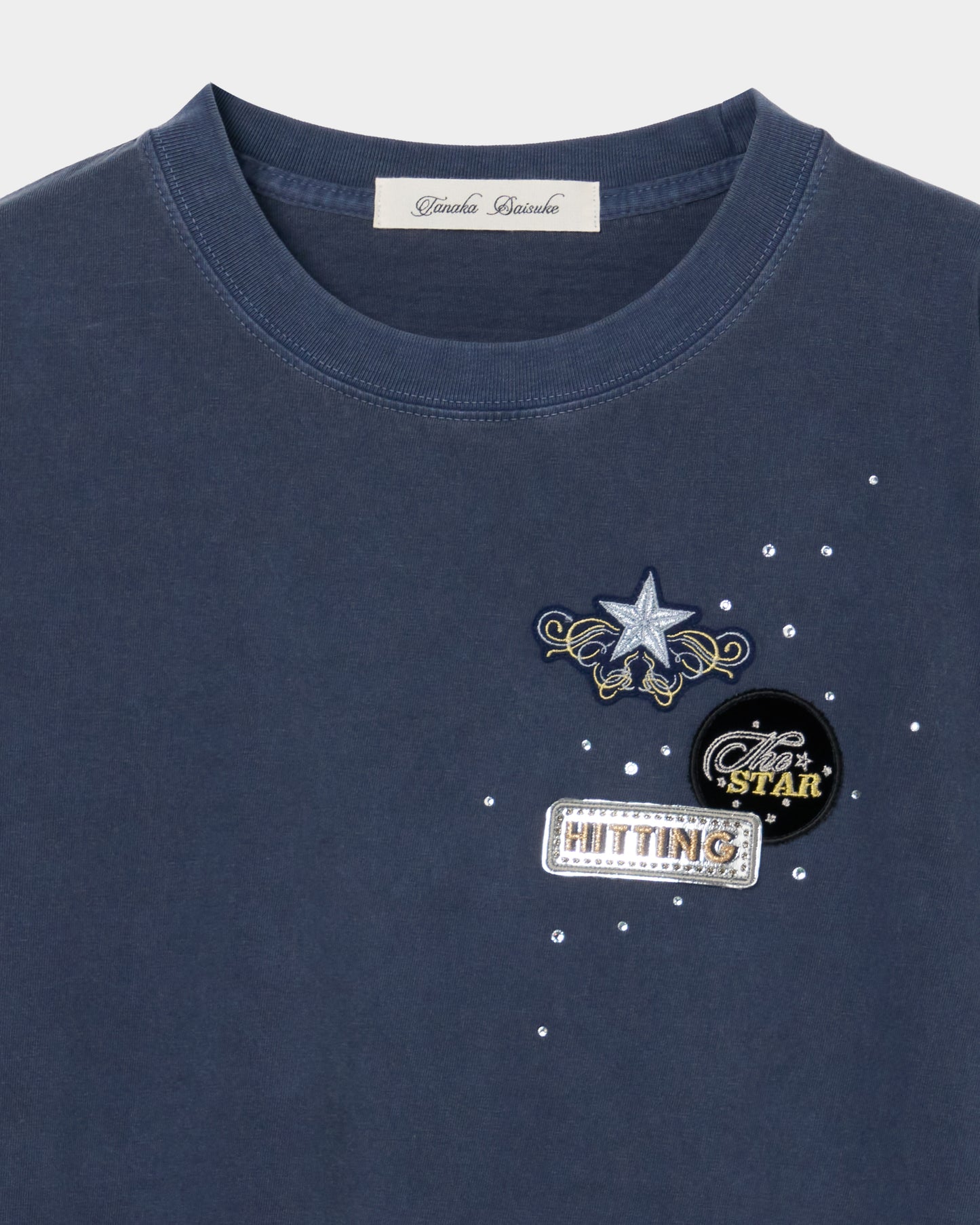 Hitting the star T-shirt Navy【Delivery in August 2026】