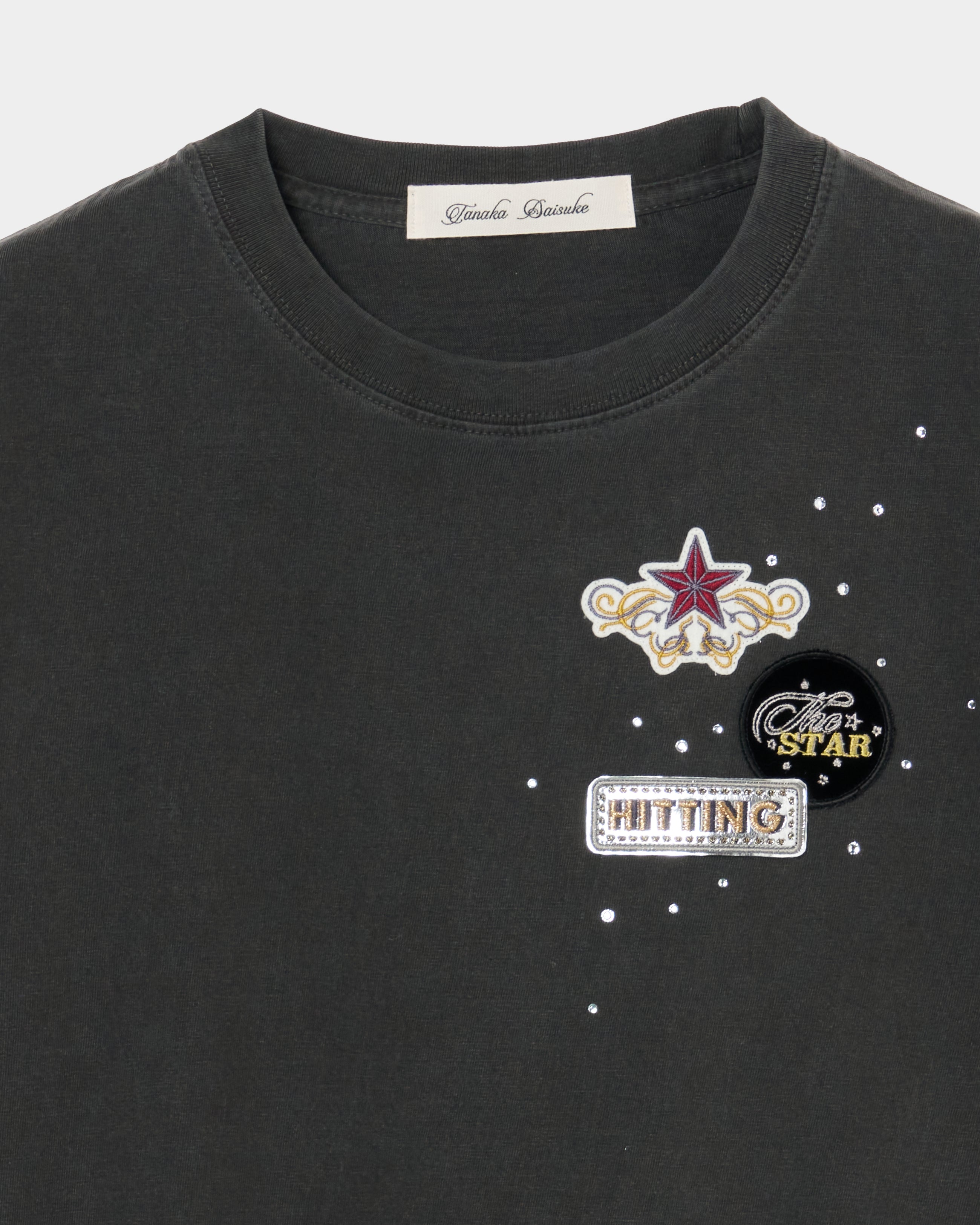 タナカダイスケ|Tシャツ|Hitting the star T-shirt Black – tanakadaisuke
