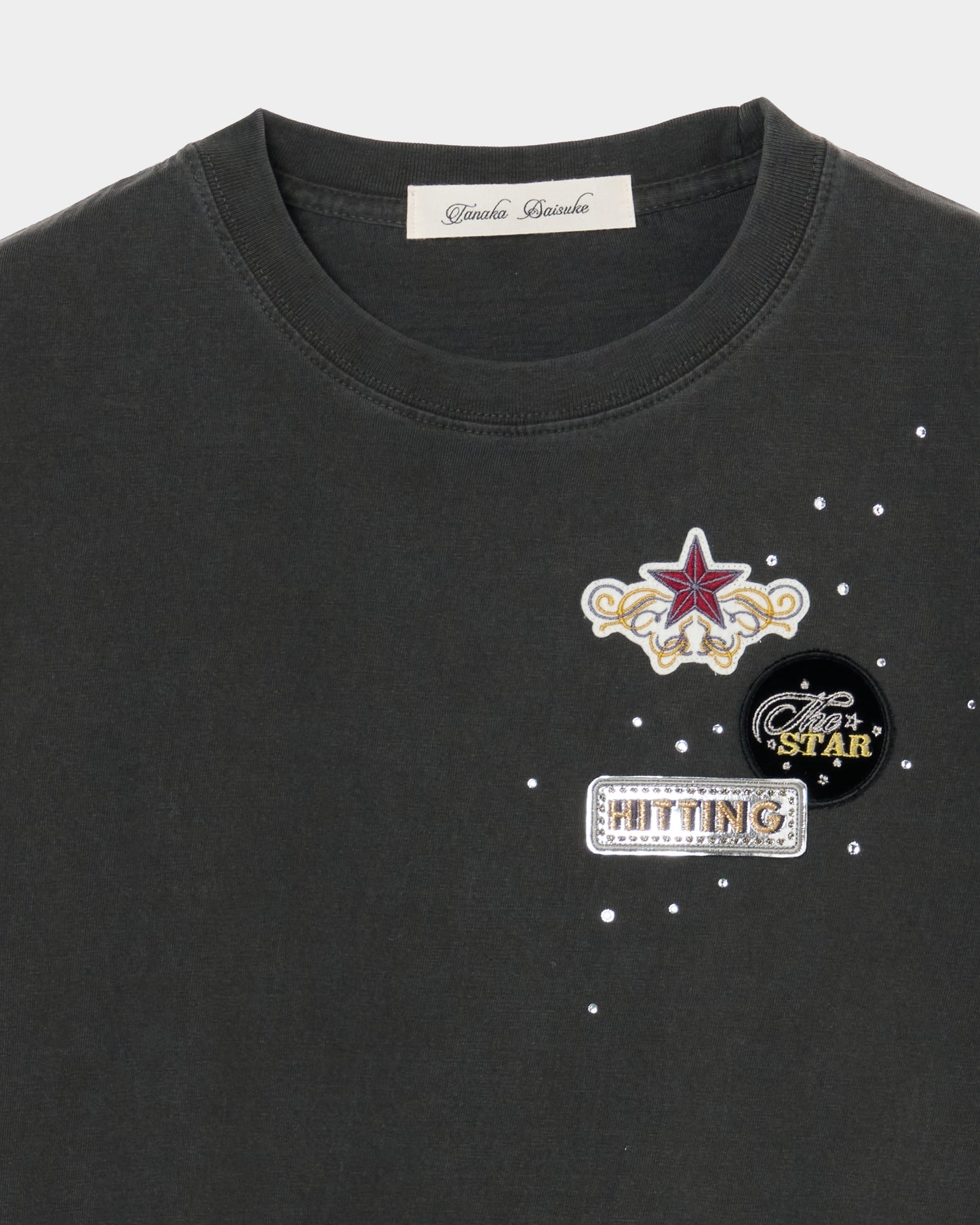 Hitting the star T-shirt Black【Delivery in August 2026】