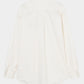 cherry tape ribbon long sleeve shirt White【Delivery in September 2026】