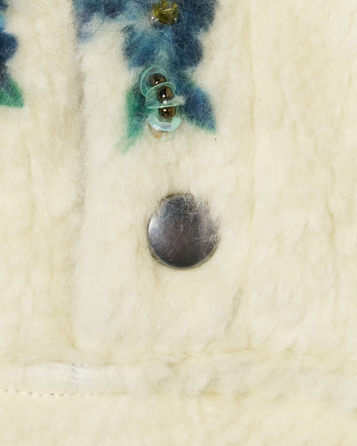 petit floral pattern boa pullover Cream【Delivery in September 2026】