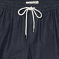cherry tape ribbon half pants Black【Delivery in September 2026】