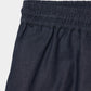 cherry tape ribbon half pants Black【Delivery in September 2026】
