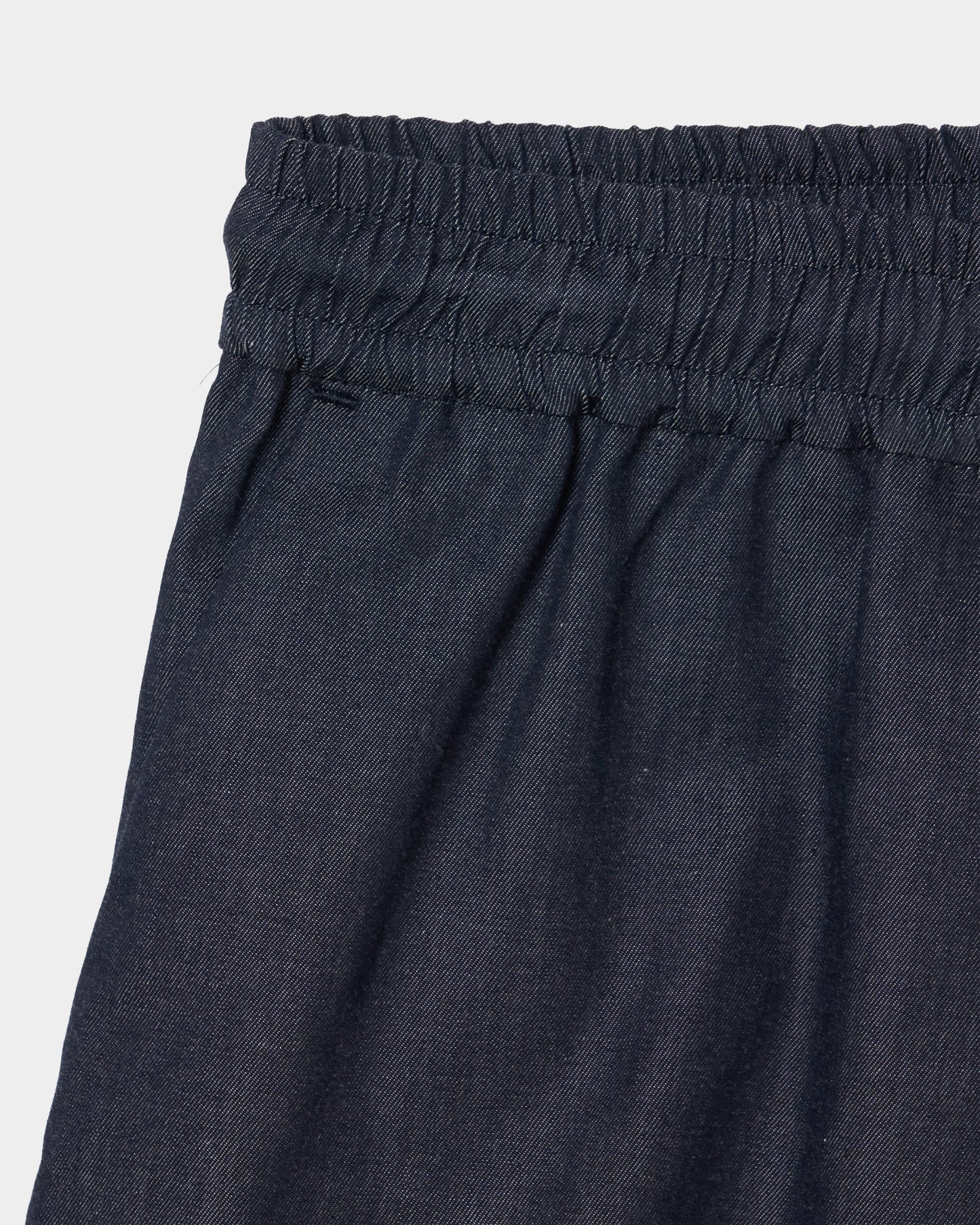 cherry tape ribbon half pants Black【Delivery in September 2026】