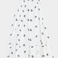 cherry embroidery long skirt White【Delivery in September 2026】