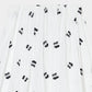 cherry embroidery long skirt White【Delivery in September 2026】
