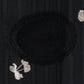 cherry embroidery long skirt Black【Delivery in September 2026】