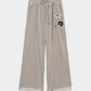 Hitting the star velour pants Gray【Delivery in September 2026】