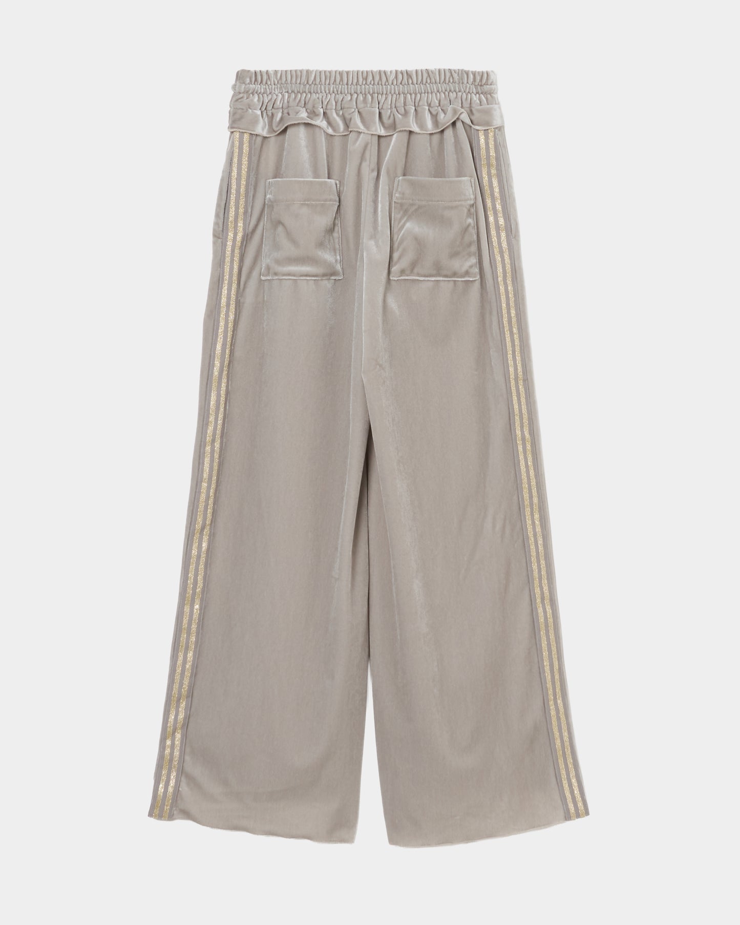 Hitting the star velour pants Gray【Delivery in September 2026】