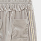 Hitting the star velour pants Gray【Delivery in September 2026】