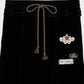 Hitting the star velour pants Black【Delivery in September 2026】