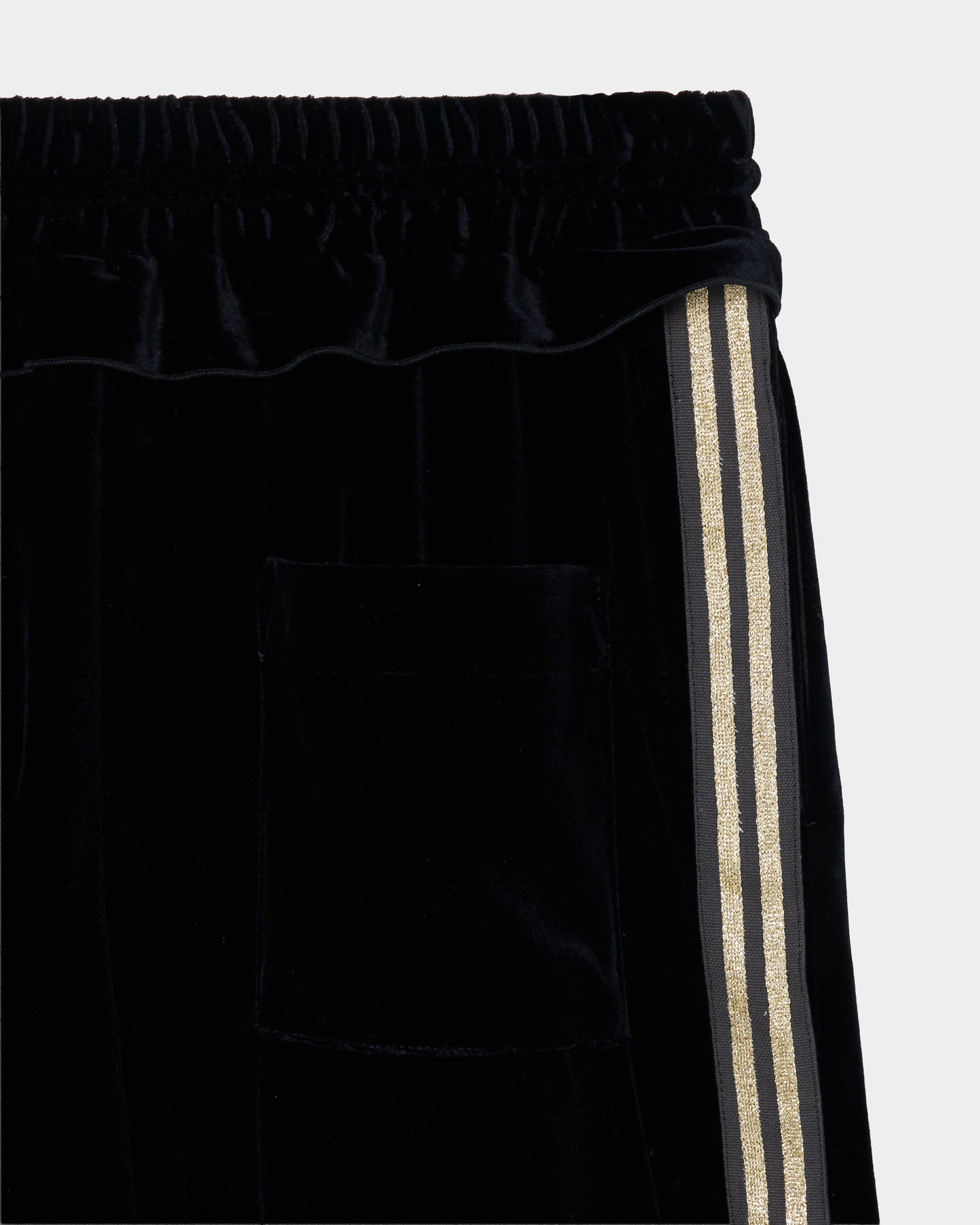 Hitting the star velour pants Black【Delivery in September 2026】