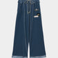 Hitting the star velour pants Blue【Delivery in September 2026】