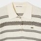 Lace border knit polo shirt Off white【Delivery in January 2027】