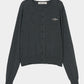 Silver crystal bijou wing cardigan Gray【Stock】