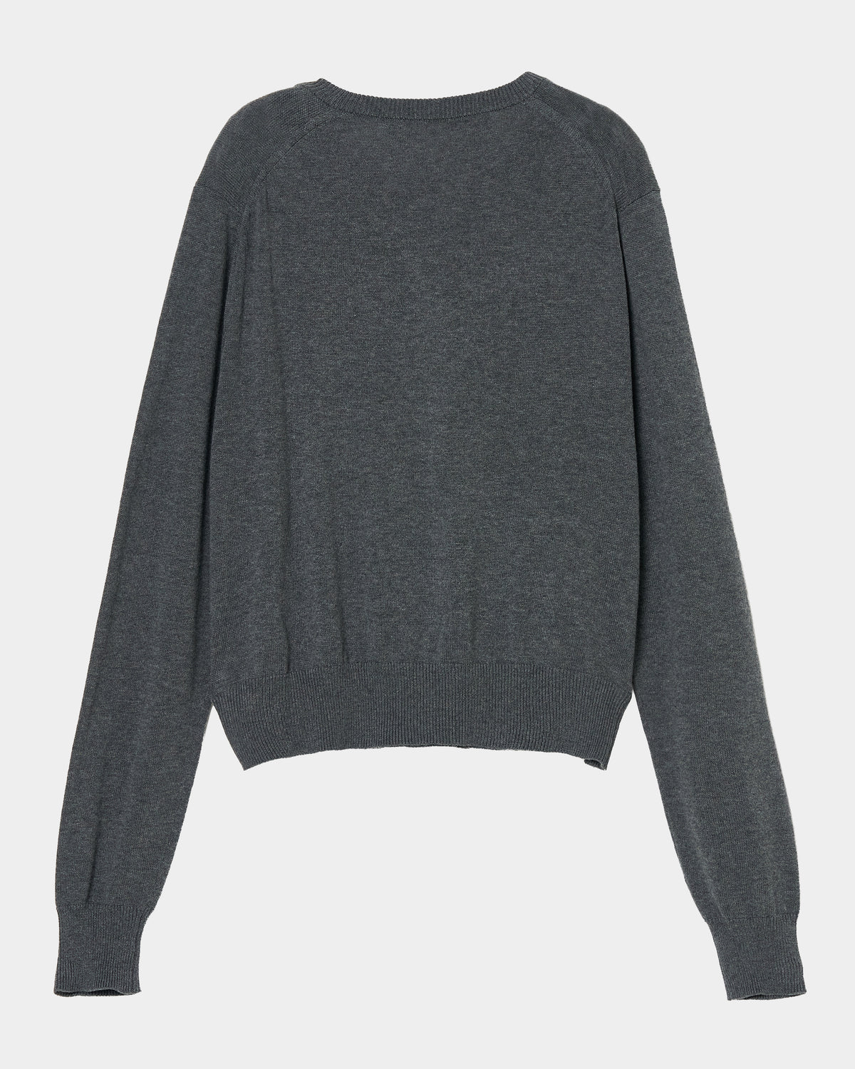 Meringue swan cardigan Gray【Stock】