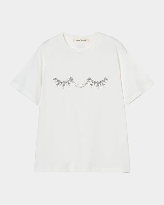 bijou bra tops White【Delivery in March 2027】