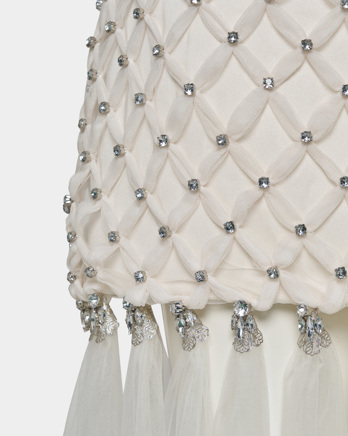bijou cross tulle skirt【Delivery in March 2027】