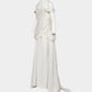 Satin drape dress One color【Delivery in April 2027】