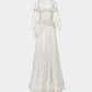 Satin drape dress One color【Delivery in April 2027】