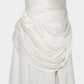 Satin drape dress One color【Delivery in April 2027】
