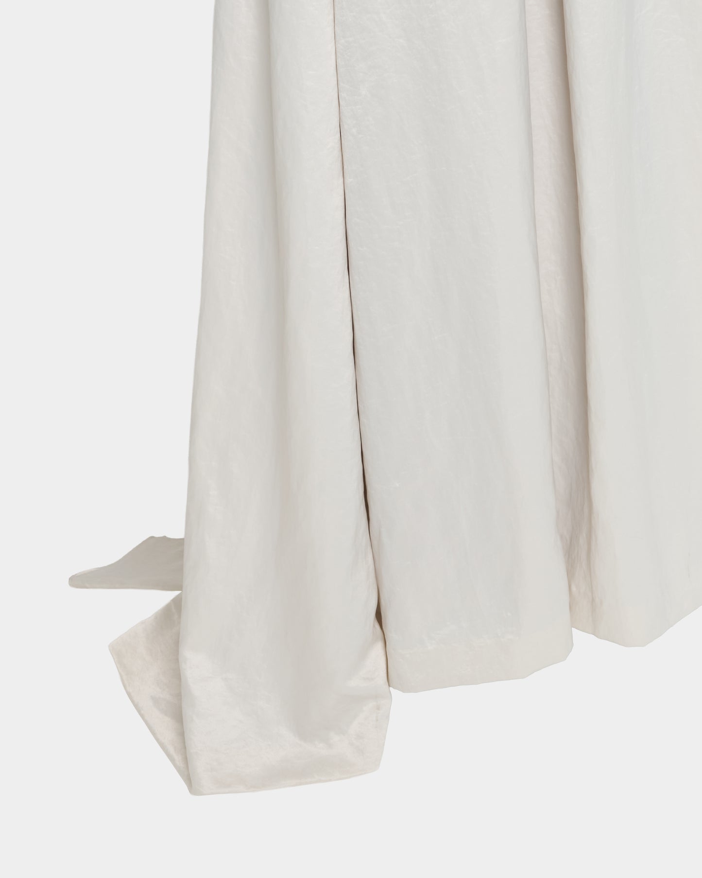 Satin drape dress One color【Delivery in April 2027】