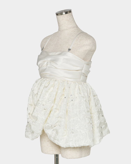 cloud bijou camisole tops White【Delivery in February 2027】