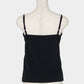 Metal china button camisole Black【Delivery in March 2027】