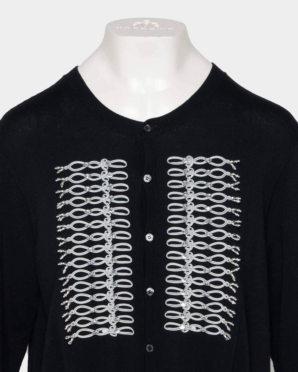 Napoleon bijou knit cardigan Black【Delivery in February 2027】