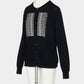 Napoleon bijou knit cardigan Black【Delivery in February 2027】