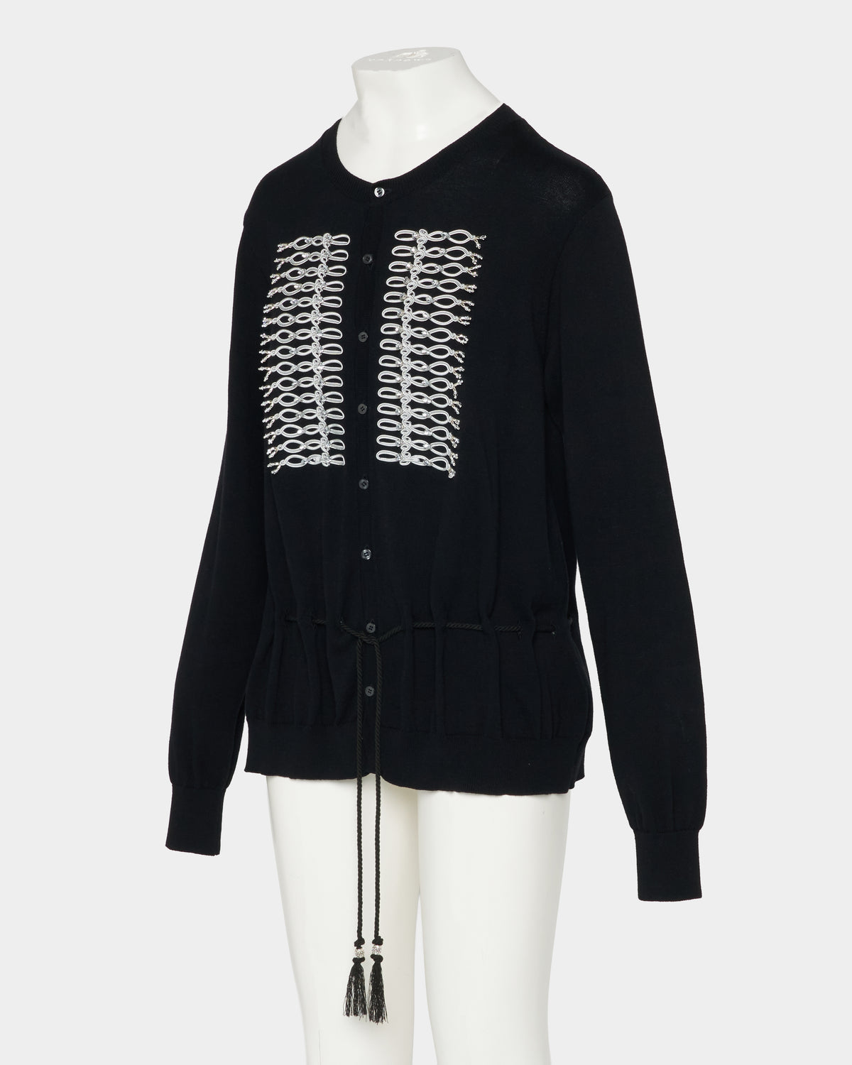 Napoleon bijou knit cardigan Black【Delivery in February 2027】