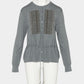 Napoleon bijou knit cardigan Gray【Delivery in February 2027】