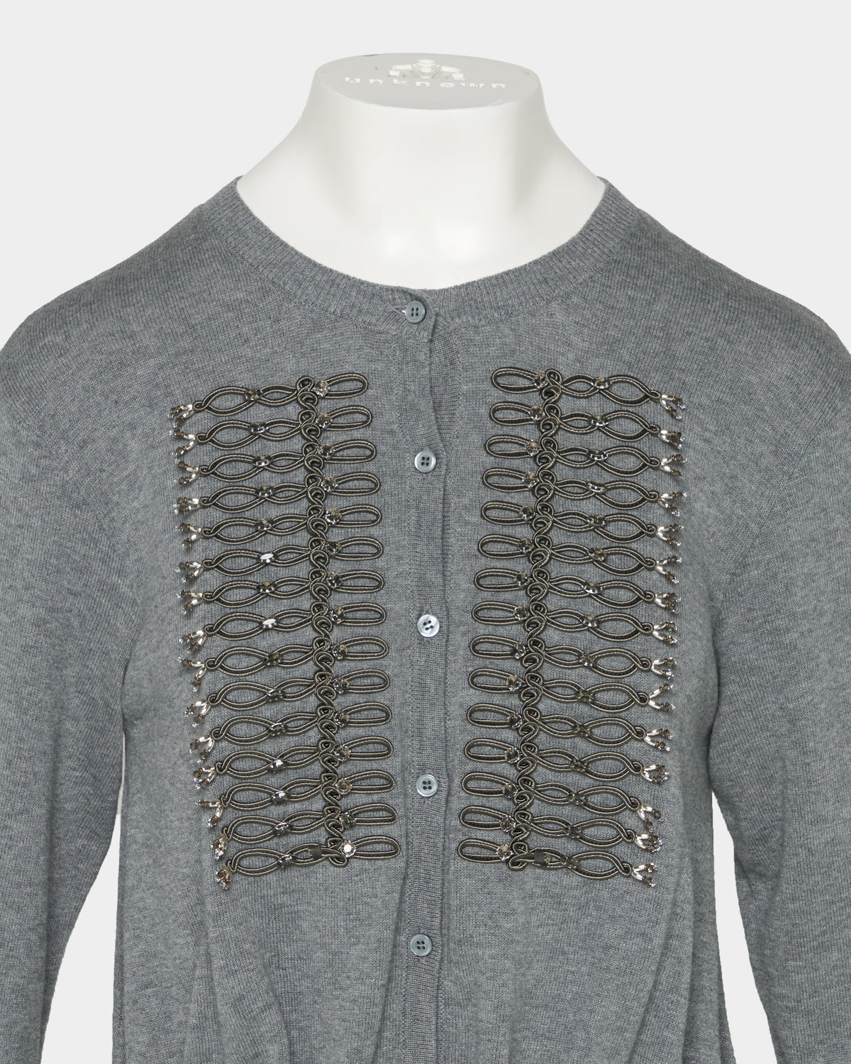 Napoleon bijou knit cardigan Gray【Delivery in February 2027】