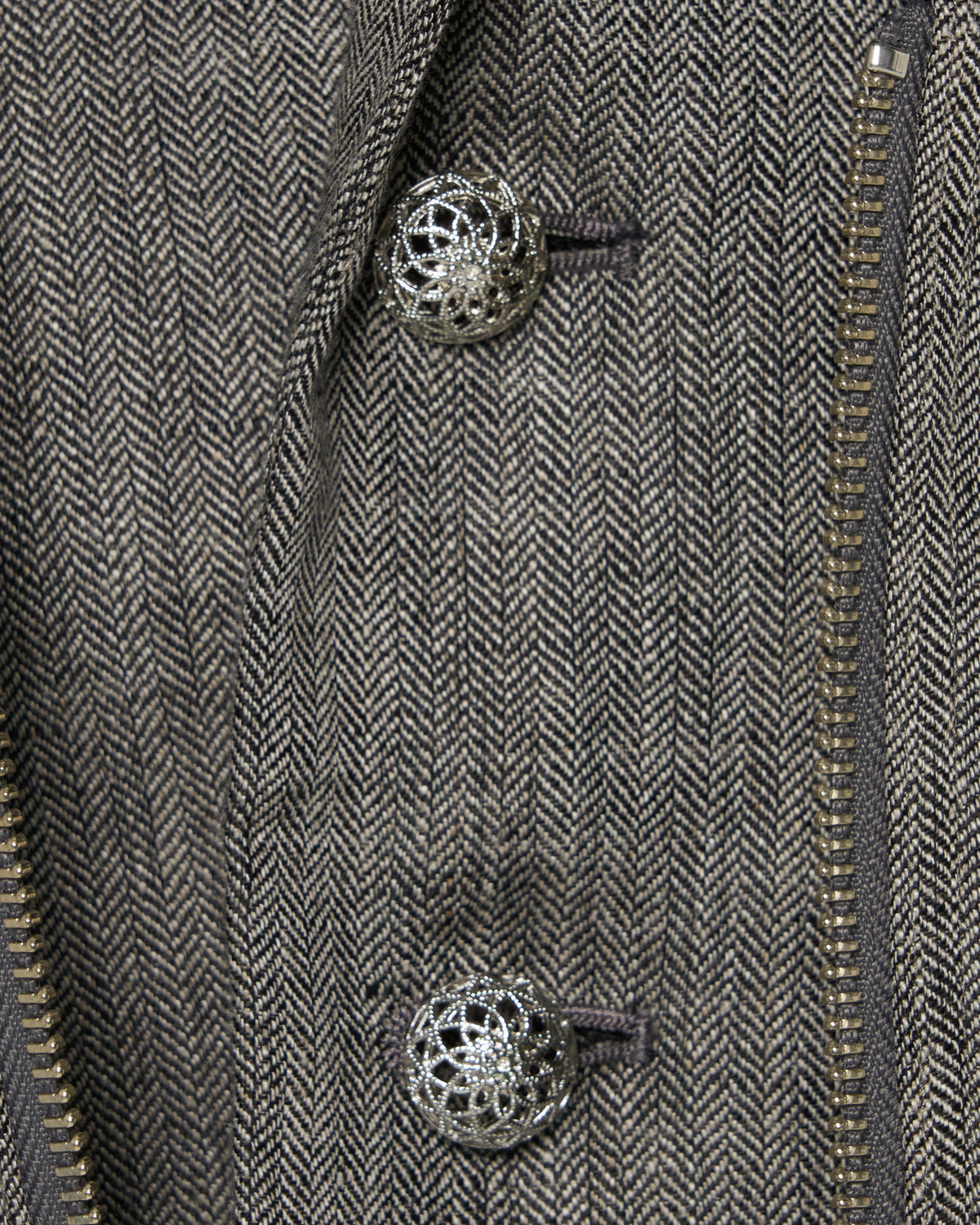 Double layer emblem jacket Gray【Delivery in January 2027】