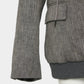 Double layer emblem jacket Gray【Delivery in January 2027】
