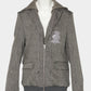 Double layer emblem jacket Gray【Delivery in January 2027】